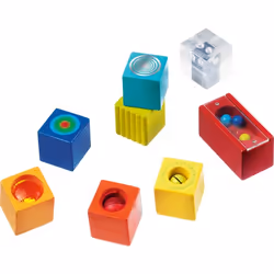 HABA Blocs découverte Divertissement coloré, 1 an(s), 8 pièce(s), Hêtre, Plastique