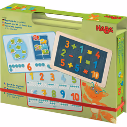 HABA Magnetic game box 1, 2 Numbers & you | magnetic travel games | 302589