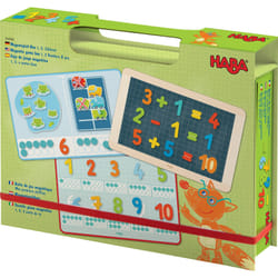HABA Magnetic game box 1, 2 Numbers & you | magnetic travel games | 302589
