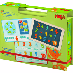 HABA Magnetic game box 1, 2 Numbers & you | magnetic travel games | 302589