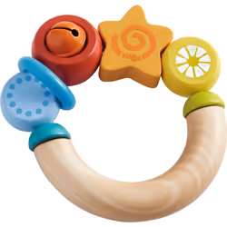 HABA Hochet Petite étoile, Garçon/Fille, 6 mois, Multicolore