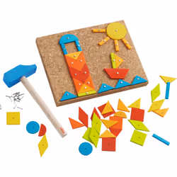 HABA Jeu de clous Couleurs en folie, Allemagne, 47 mm, 223 mm, 223 mm