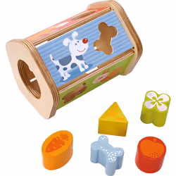 HABA Boîte à formes Petit goûter, 1,5 an(s), Hêtre, Multicolore