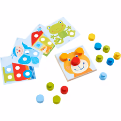 HABA Pegging Game Amazing world | colour sorting toys, motor skill toy | 303709
