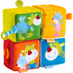 HABA Cubes Souris Mia &amp; Dragon Duri, 0,5 an(s), Polyester