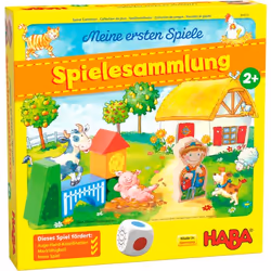 HABA Spielesammlung, 2 an(s), Hêtre, Carton, Multicolore