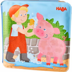 HABA Livre de bain A la ferme, Livre de bain, Garçon/Fille, 1,5 an(s), Multicolore