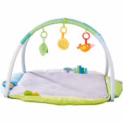 HABA 304778, Tapis de jeux pour bébé, Barre d'activités, Polyester, Multicolore