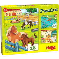 HABA 305237 puzzle Jeu de puzzle 18 pièce(s) Ferme