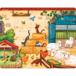 HABA 305237 puzzle Jeu de puzzle 18 pièce(s) Ferme