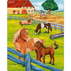 HABA 305237 puzzle Jeu de puzzle 18 pièce(s) Ferme