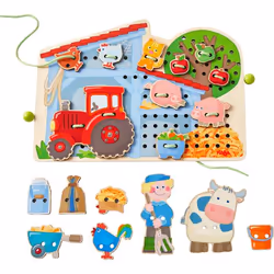 HABA 305289, 3 an(s), Papier, Contre-plaqué, Polyester, Multicolore