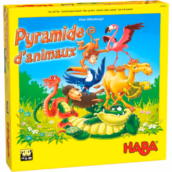 HABA Pyramide d’animaux – Jeu d’empilement et d’équilibre