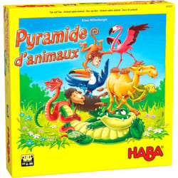 HABA Pyramide d’animaux – Jeu d’empilement et d’équilibre