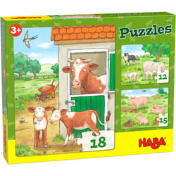 HABA 305884 puzzle Jeu de puzzle 18 pièce(s) Animaux