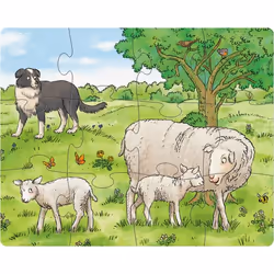HABA 305884 puzzle Jeu de puzzle 18 pièce(s) Animaux