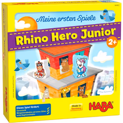 HABA My Very First Games – Rhino Hero Junior, Jeu de société, Famille, 2 an(s), Jeu familial