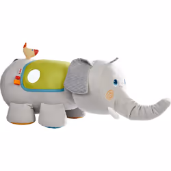 HABA Coussin d’éveil Eléphant, Animaux en peluche, 0,5 an(s)