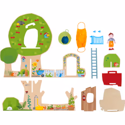 HABA Little Friends – Cabane dans le Verger maison de poupée