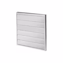 Grilles d´aérations à volets mobiles pour façades extérieures En plastique résistant à la rupture et aux rayons ultraviolets  ...