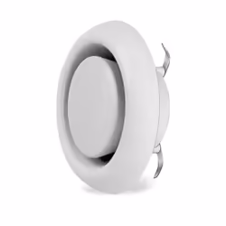 Helios KTVA 100 vanne à plaque # 0941 plastique pour air d'échappement 100 mm. Pour le fonctionnement de l'air extrait et sou ...