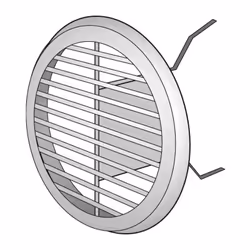 Helios ventilation match0 LGK 100 Numéro d'article: 60341 plastique DN 100 blanc.