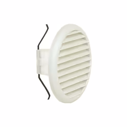 Pour conduit rond En plastique blanc résistant à la rupture Avec support à ressorts et protection anti-insectes Pays : FR San ...