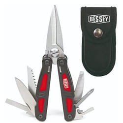 BESSEY DBST pince multi-outils Pleine taille 7 outils Noir, Rouge, Argent