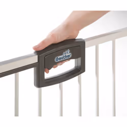 Geuther Barrière de porte et d'escalier Easylock Plus en métal à fixer par pression