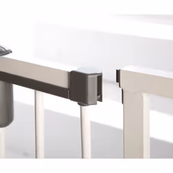 Geuther Barrière de porte et d'escalier Easylock Plus en métal à fixer par pression