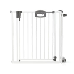 Geuther Barrière de porte et d'escalier Easylock Plus en métal à fixer par pression