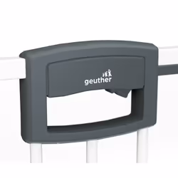 Geuther Barrière de porte et d'escalier Easylock Plus en métal à fixer par pression