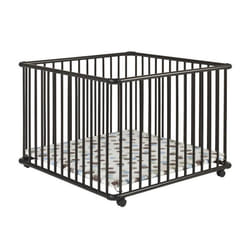 Parc pour enfant GEUTHER - Belami Plus - Fond réglable - Cadre Wenge - Vert deau