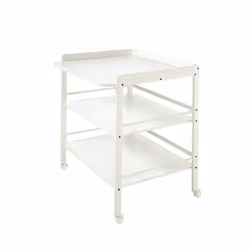Geuther Table à langer Clara, 3 étagères, Bois, Blanc