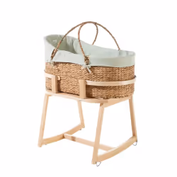 GEUTHER Ensemble Moses Basket pistache