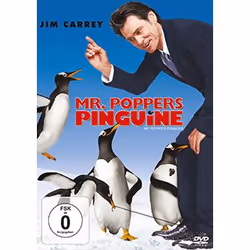 20th Century Fox Mr. Poppers Pinguine, DVD, Allemand, Anglais, Espagnol, Italien, Comédie, 2D, Allemand, Anglais, 1.85:1