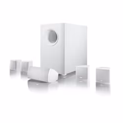 Canton Movie 95, 5.1 canaux, 620 W, Home cinéma, Blanc, 2-voies, 200 W
