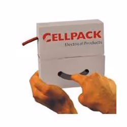 Cellpack SB 1.2-0.6, Gaine thermorétrécissable, Noir, 15 m, 1,2 mm, 1 pièce(s), 0,6 mm