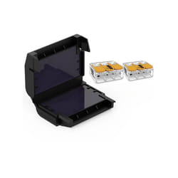 Cellpack - 410361 EASY-PROTECT/623 Boîte de gel pour bornes de raccordement flexible: 0.5-6 mm² rigide: 0.5-6 mm² 1 pc(s) noir Q814003