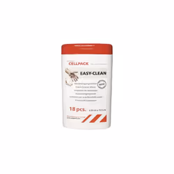 CELLPACK 435266 BOÎTE EASY-CLEAN/18 CHIFFONS 1 PC(S) Poids : 161 grammes Largeur : 36 centimètres Hauteur : 24 centimètres Lo ...