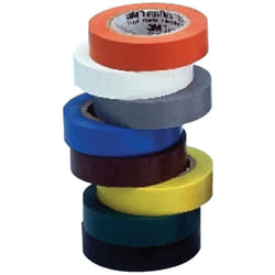 Ruban adhésif PVC pour cable électrique - L 15mm - Long 10m rouge