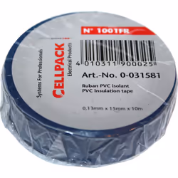 Caractéristiques du ruban adhésif isolation électrique 15mm x 10m - Cellpack : Modèle : ruban adhésif isolant Différentes cou ...