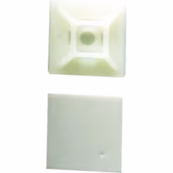 Lot de 100 embases adhésives Blanches (36B) - CellPack