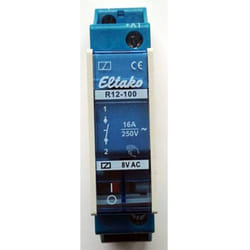 Eltako R12-100-8V Relais de commutation Tension nominale: 8 V Courant de commutation (max.): 8 A 1 NO (T) 1 pc(s)