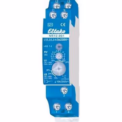 Eltako NR12-001-3X230V, Bleu, CE, 180 - 250 V, 50 Hz, 10 A