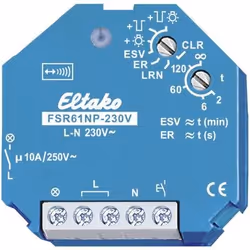 Eltako FSR61NP-230V, Actionneur de commutation, Encastré(e), 868 MHz, Bleu, CE, 2000 W
