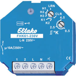 Eltako - FHK61-230V sans fil Actionneur de commutation encastré Puissance de coupure (max.) 2500 w Portée max. 30 m