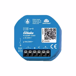 description Actionneur d'éclairage sans fil 10A/250V AC. Interrupteur de choc électrique avec 1 contact NO, sans potentiel. L ...
