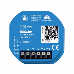 description Actionneur de stores sans fil et de volets roulants 1+1 N/O 4A/250V AC, sans potentiel, pour un moteur à éléments ...