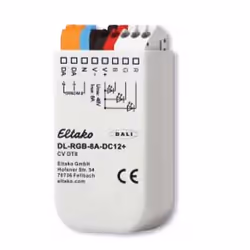 Eltako DL-RGB-8A-DC12+, Variateur, Externe, Sans fil, Blanc, LED, IP20